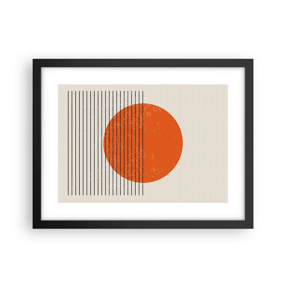Plagát v čiernom ráme - Vždy slnko - 40x30 cm