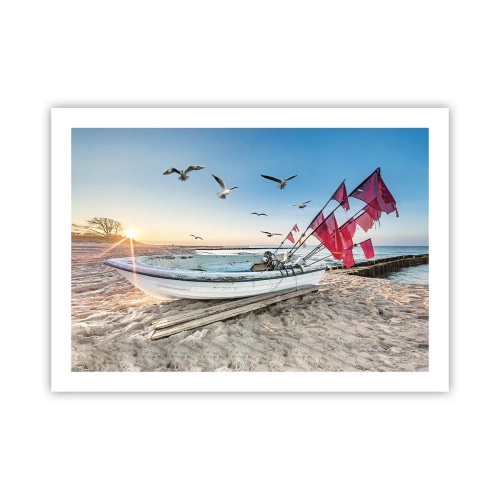 Plagát - Zaslúžená prestávka - 70x50 cm