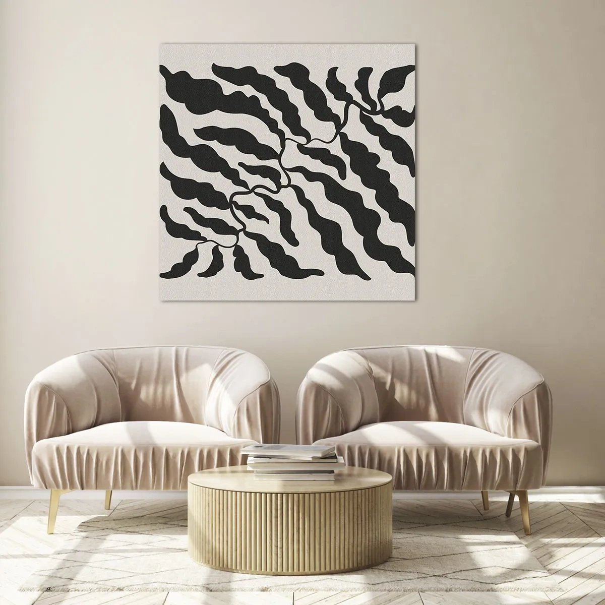 Obraz na skle - Povaha štvorca - 60x60 cm