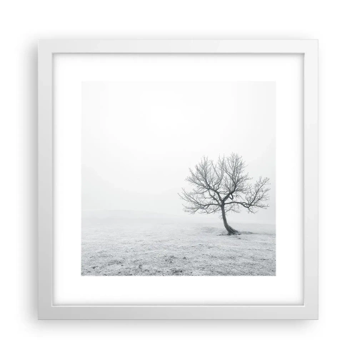 Plagát v bielom ráme - Proti ničote - 30x30 cm