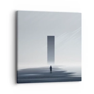 Obraz na plátne - Príležitosť alebo hrozba? - 40x40 cm