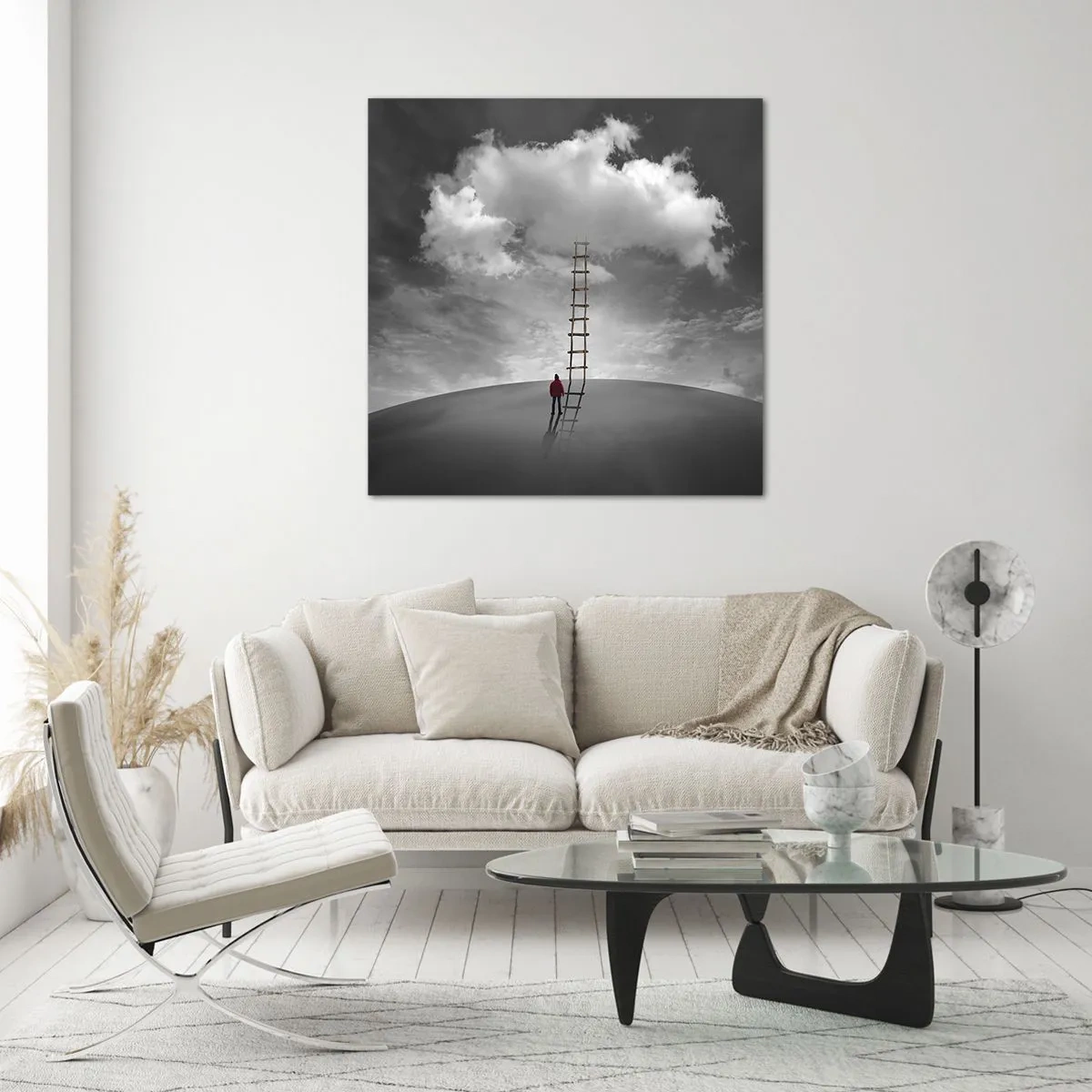 Obraz na skle - Všetko je možné - 60x60 cm