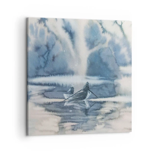 Obraz na plátne - Rybári vo svojom raji - 50x50 cm