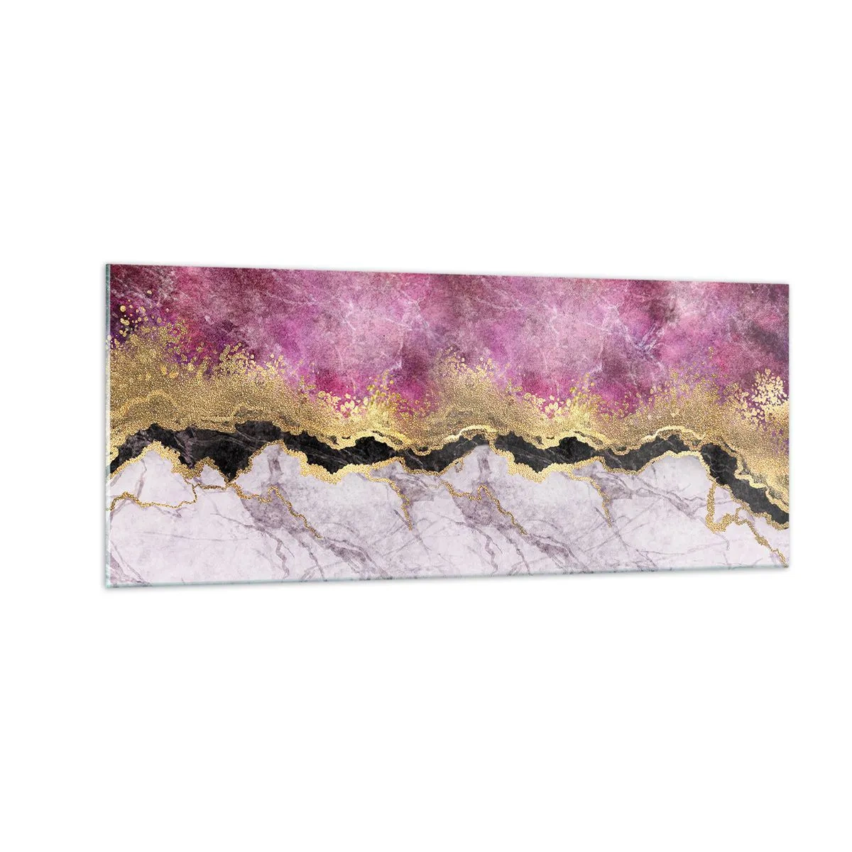 Obraz na skle - Na hranici - 100x40 cm