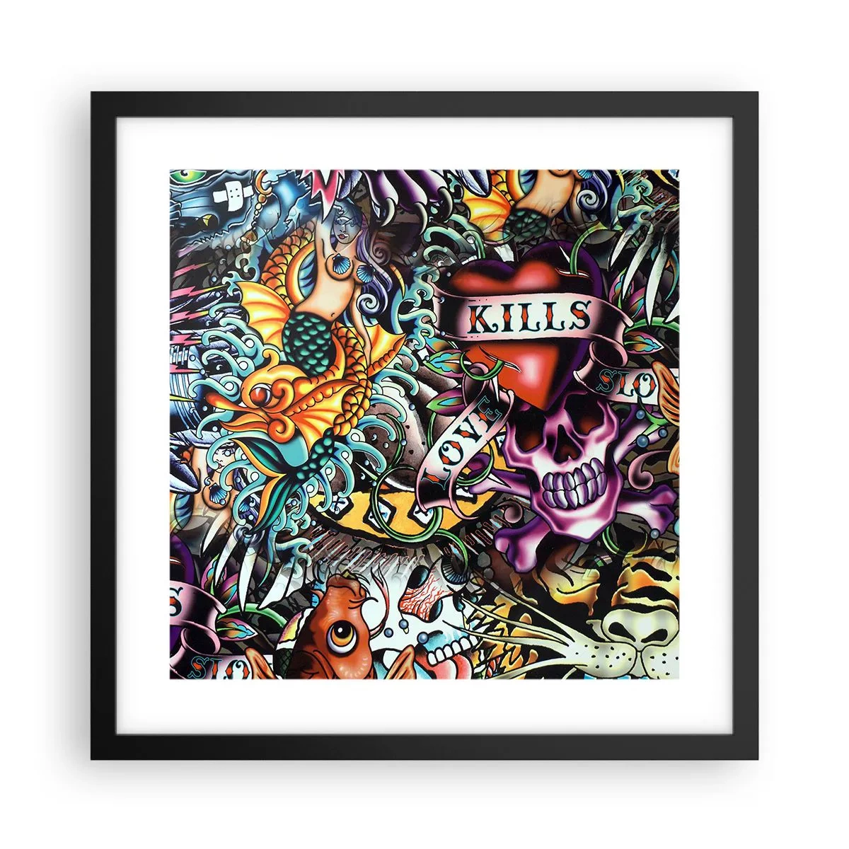 Plagát v čiernom ráme - Sen tatéra - 40x40 cm