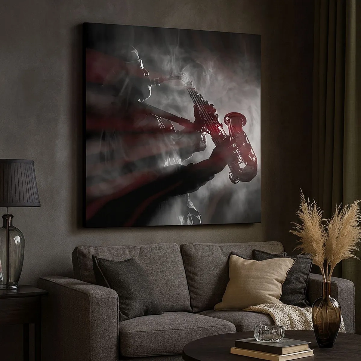 Obraz na plátne - V oparoch jazzu - 30x30 cm