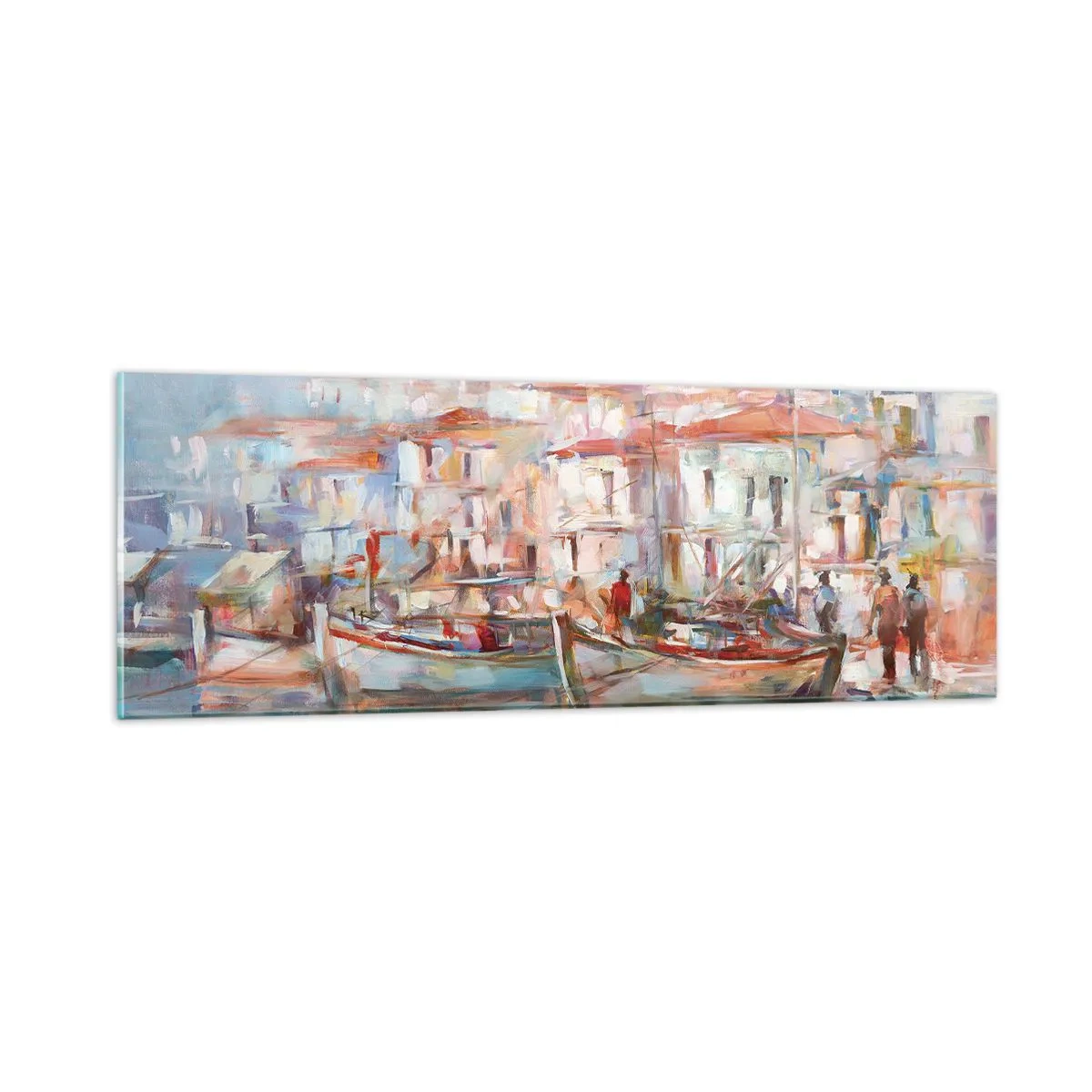 Obraz na skle - Pastelová dovolenka - 90x30 cm