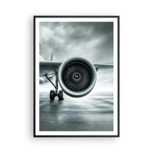 Plagát v čiernom ráme - Toto je sila! - 70x100 cm