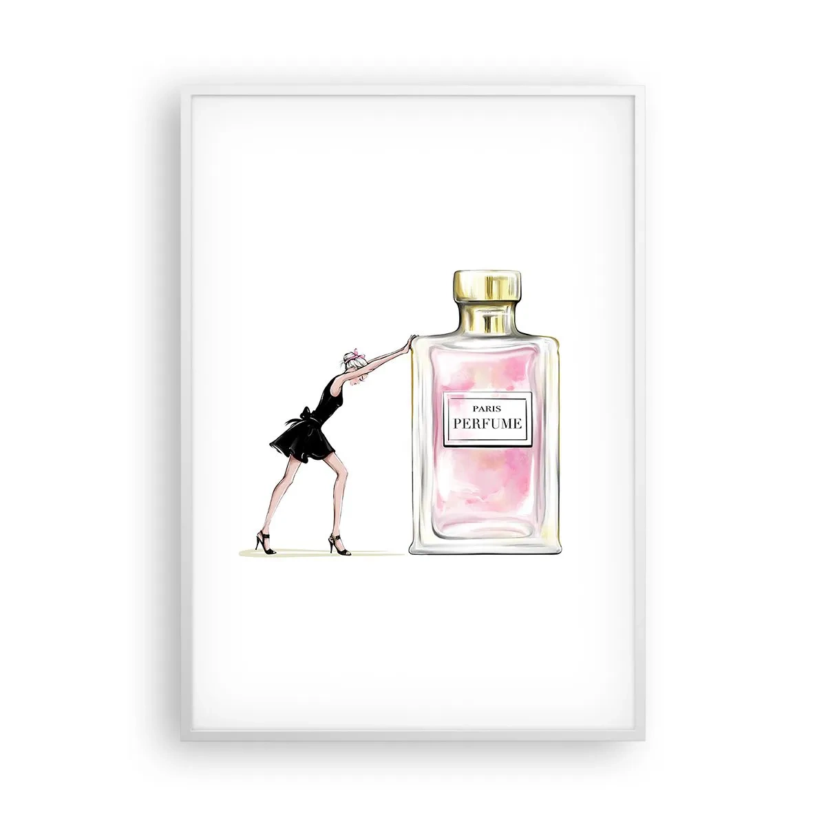 Plagát v bielom ráme - Podstata ženskosti - 70x100 cm