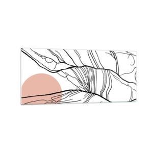 Obraz na skle - V sieti vetvičiek - 120x50 cm