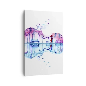 Obraz na plátne - Prinesiem vám dažďové piesne - 80x120 cm