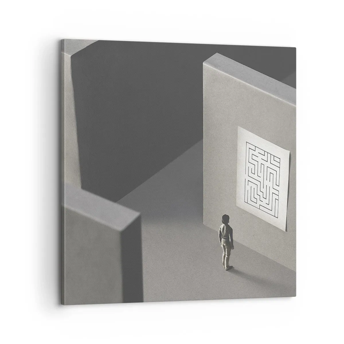 Obraz na plátne - Kde to ale som? - 60x60 cm