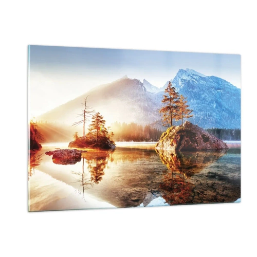 Obraz na skle - Príroda v novom svetle - 120x80 cm