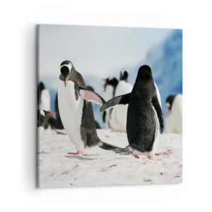 Obraz na plátne - Tanec na snehu - 50x50 cm