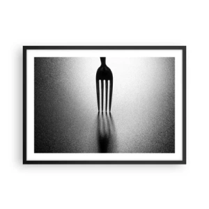 Plagát v čiernom ráme - Svetlo a tieň - 70x50 cm