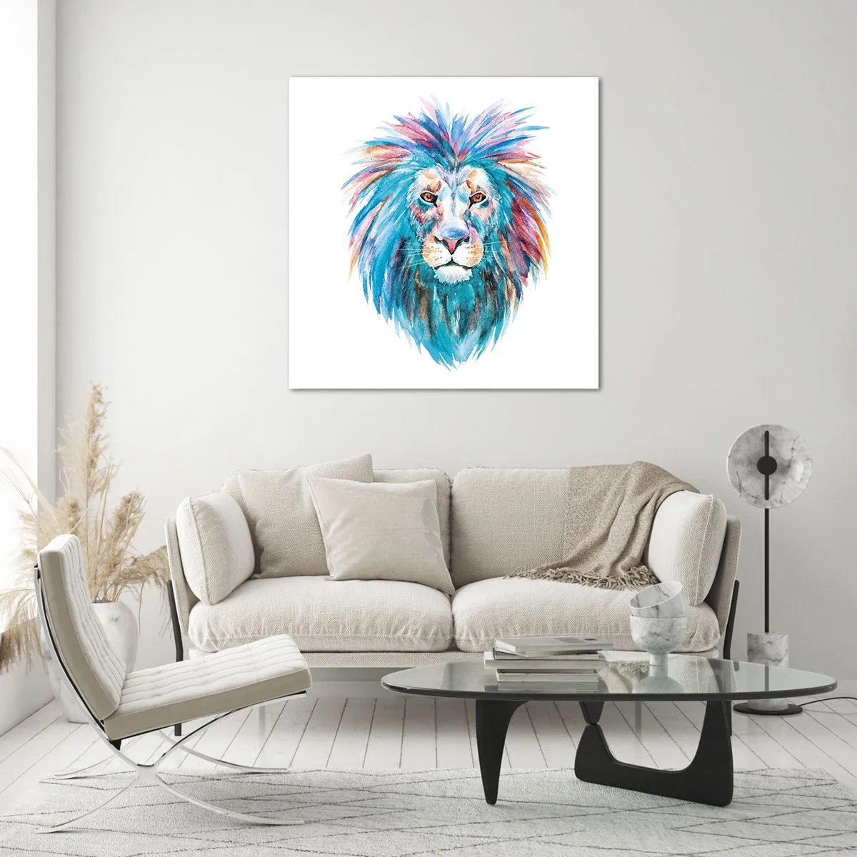 Obraz na skle - Elektrizujúca aura - 60x60 cm