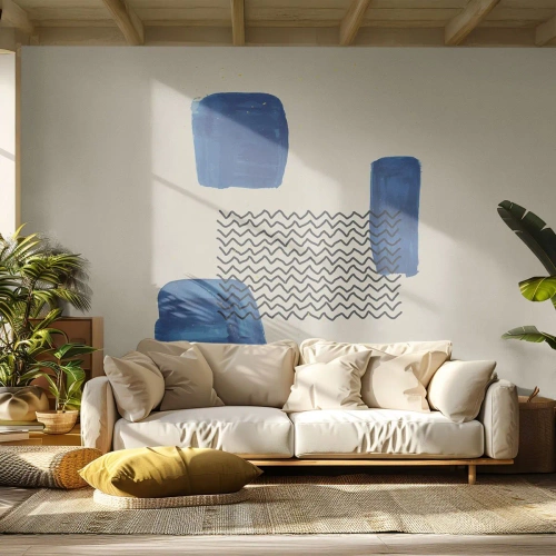 Fototapeta Standard Eco - Abstraktné kvarteto - Abstrakcia, Kus, Moderné umenie. - 350x256 cm