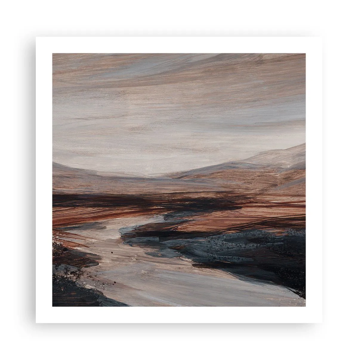 Plagát - Pokojné údolie - 60x60 cm