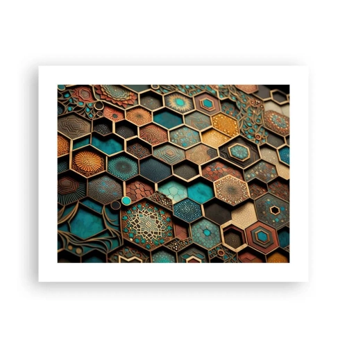 Plagát - Arabské ornamenty – variácia - 50x40 cm