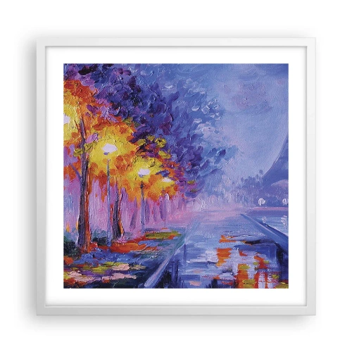 Plagát v bielom ráme - Prechádzka snov - 50x50 cm
