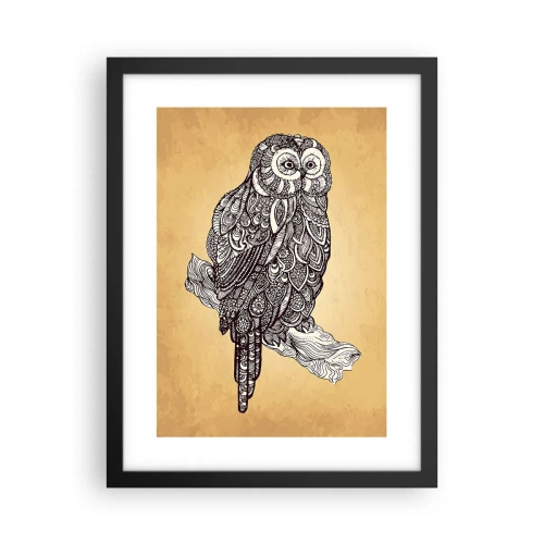 Plagát v čiernom ráme - Majstrovské ornamenty múdrosti - 30x40 cm