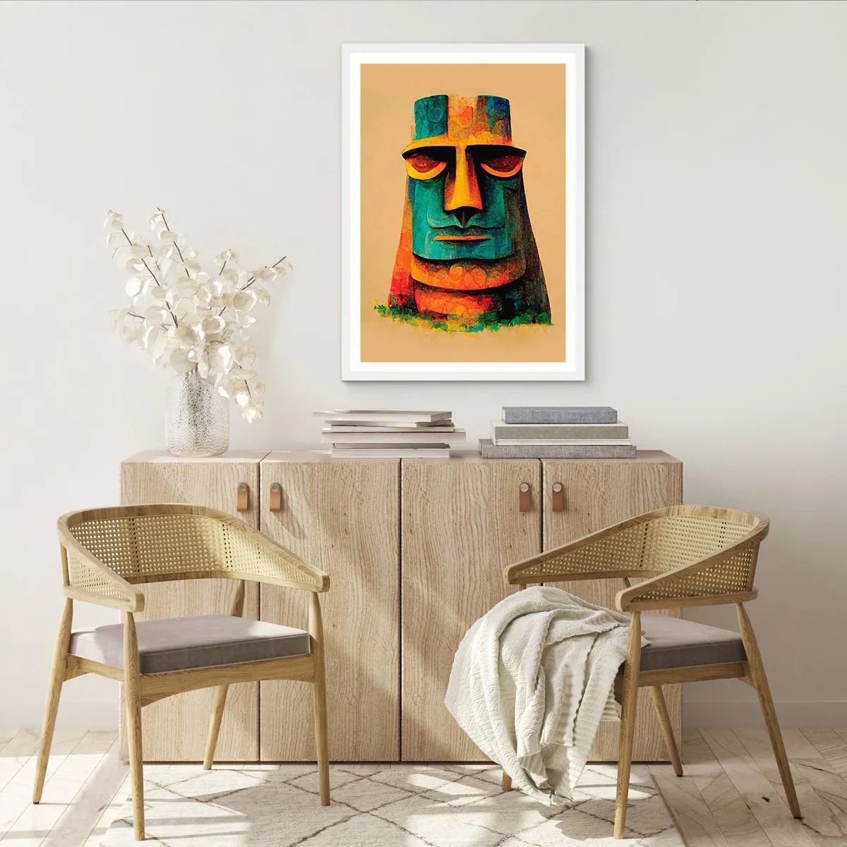 Plagát v bielom ráme - Sošný, ale sympatický - 50x70 cm
