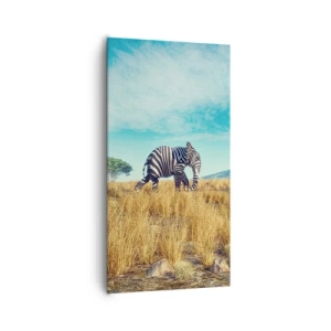 Obraz na plátne - Šedá už nie je v móde - 65x120 cm
