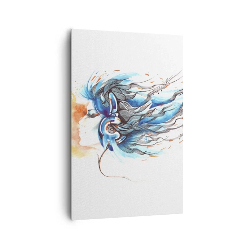 Obraz na plátne - Nech hrá hudba - 80x120 cm