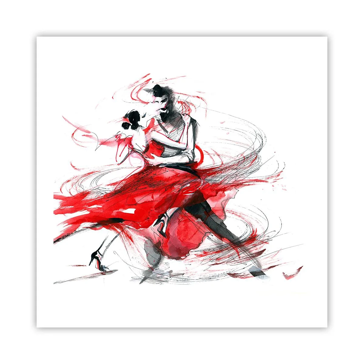 Plagát - Tango - rytmus náruživosťou - 60x60 cm