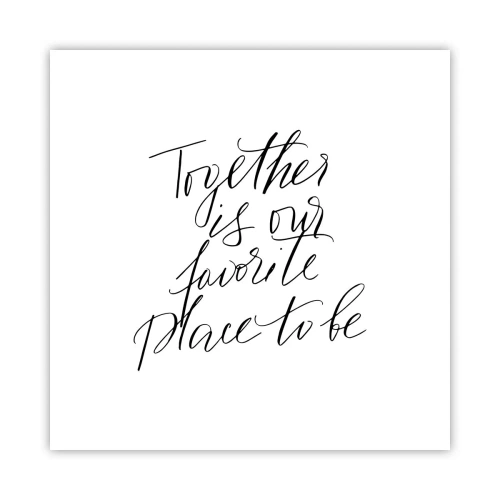 Plagát - Cítite to tiež? - 50x50 cm