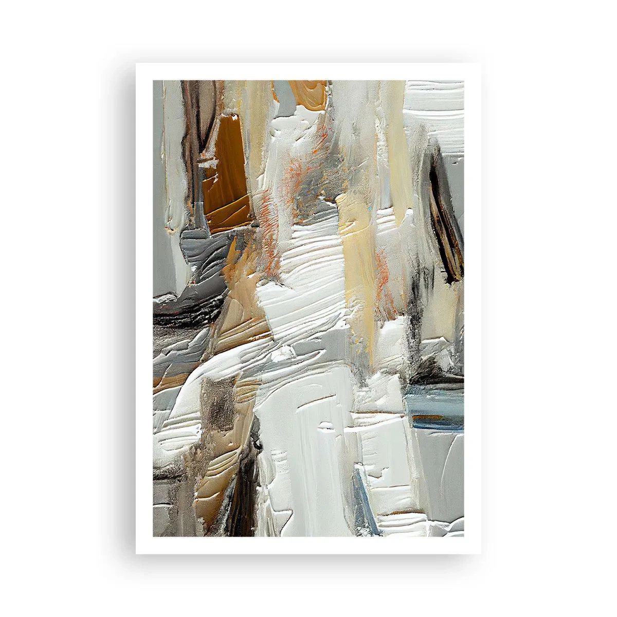 Plagát - Farebné nahromadenie - 70x100 cm