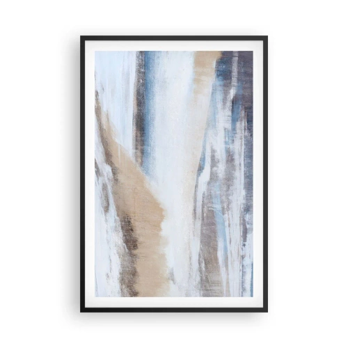 Plagát v čiernom ráme - Zimná kompozícia - 61x91 cm