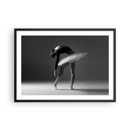 Plagát v čiernom ráme - Bella ballerina - 70x50 cm