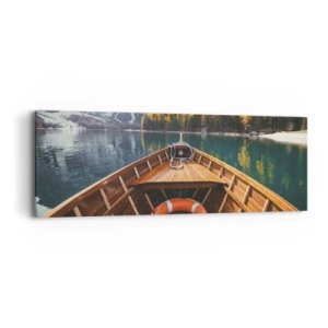Obraz na plátne - Horská túra - 90x30 cm