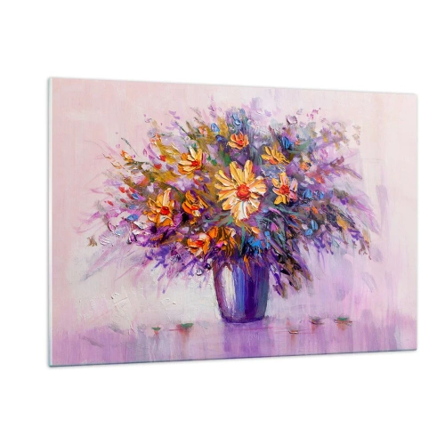 Obraz na skle - Sladko vonia, sladko vyzerá - 120x80 cm