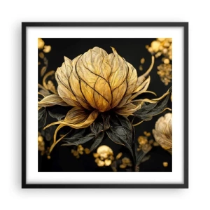 Plagát v čiernom ráme - Jemná krehkosť - 50x50 cm