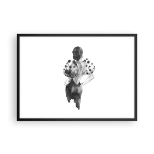 Plagát v čiernom ráme - Prešla hneď vedľa - 70x50 cm