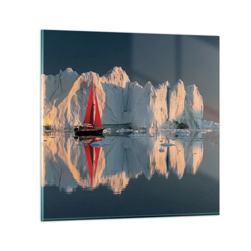 Obraz na skle - Na okraji sveta - 60x60 cm