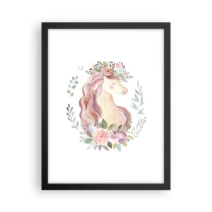 Plagát v čiernom ráme - Pozvánka do ríše rozprávok - 30x40 cm