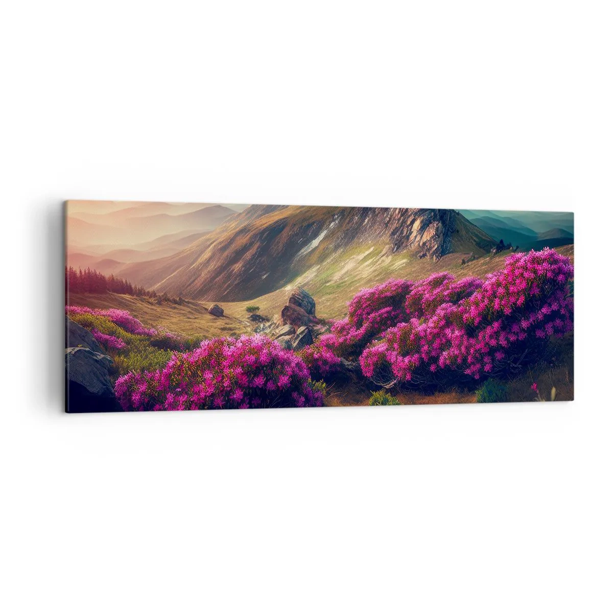 Obraz na plátne - Leto na horách - 140x50 cm