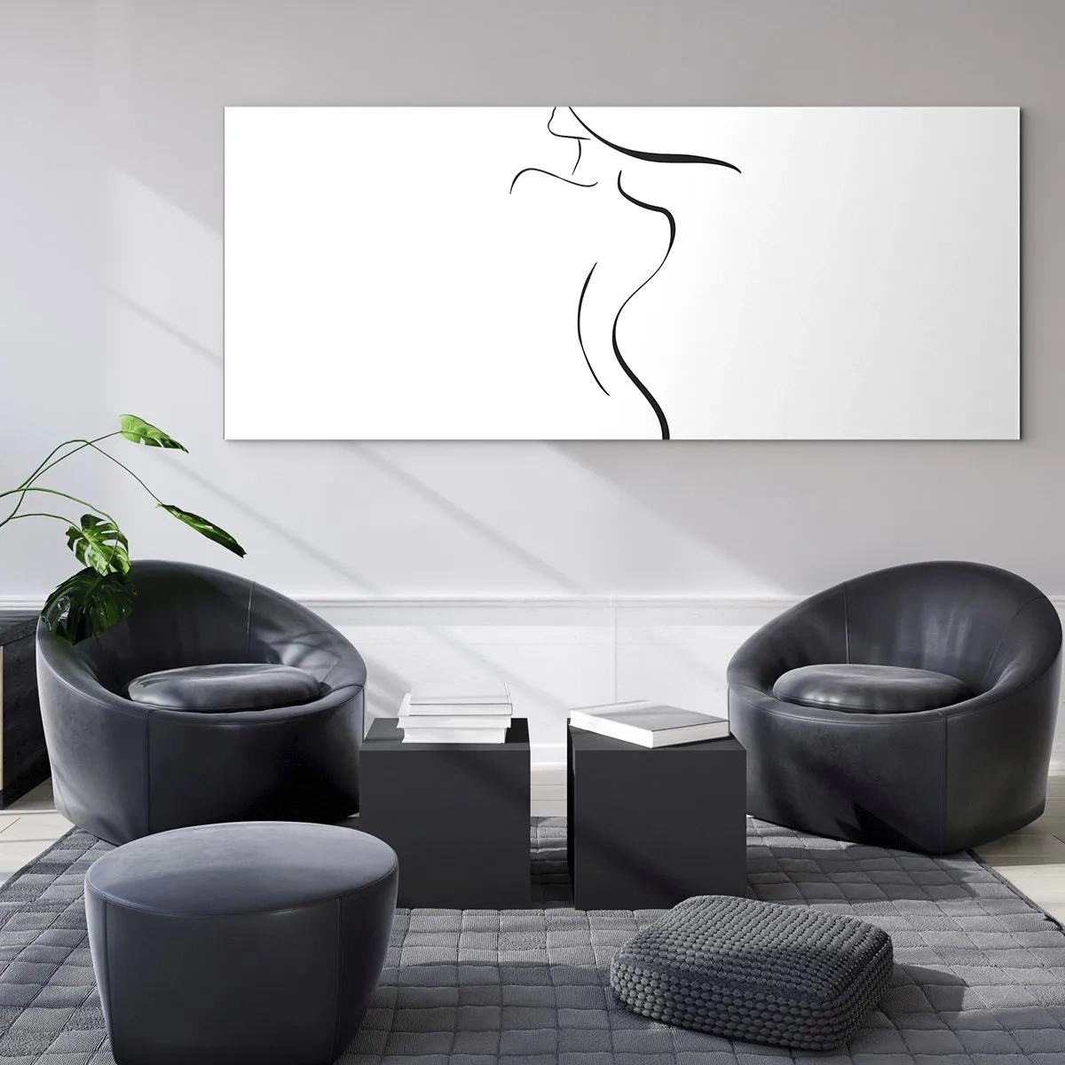 Obraz na skle - Nepolapiteľná ako vlna - 100x40 cm