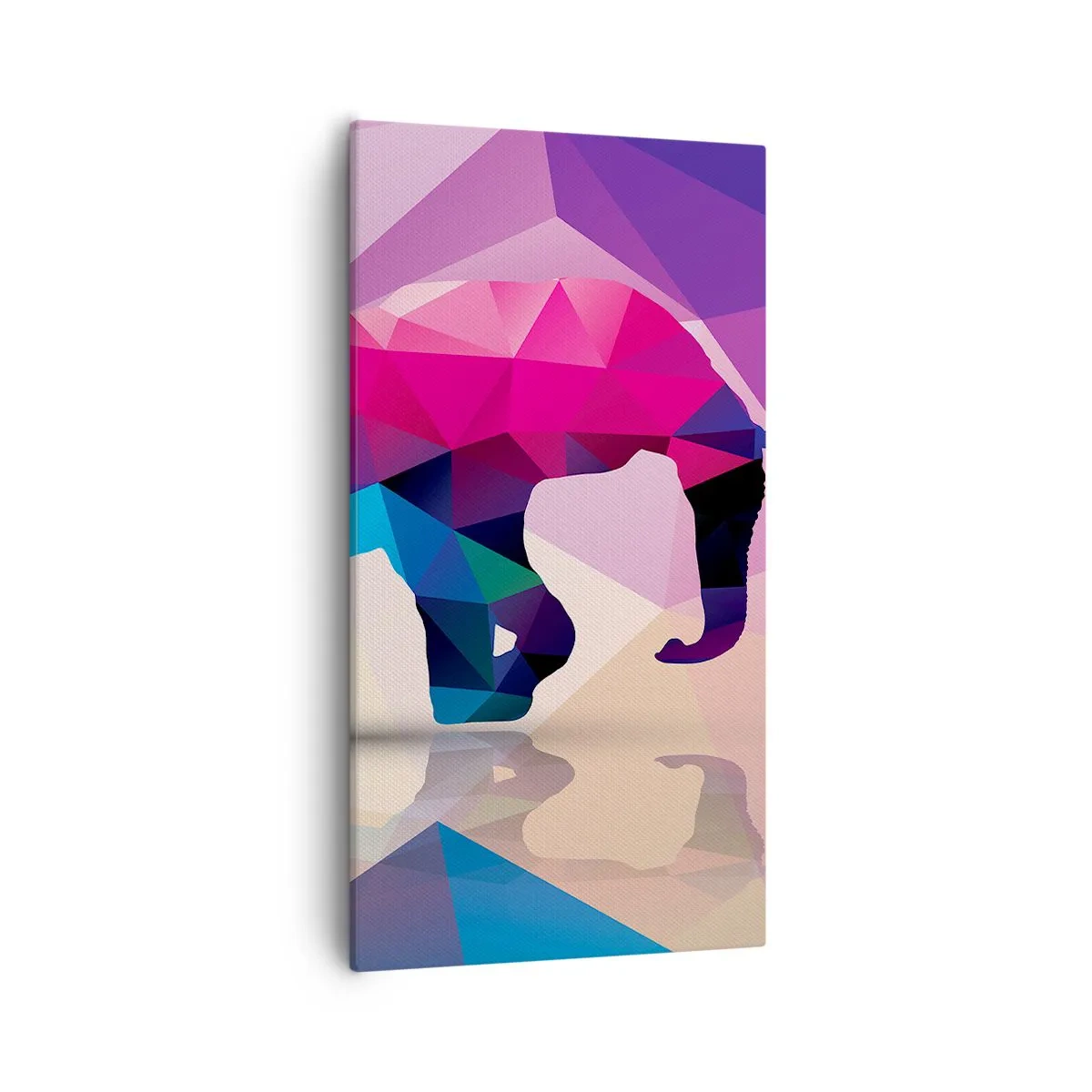 Obraz na plátne - Krištáľový dinosaurus - 55x100 cm