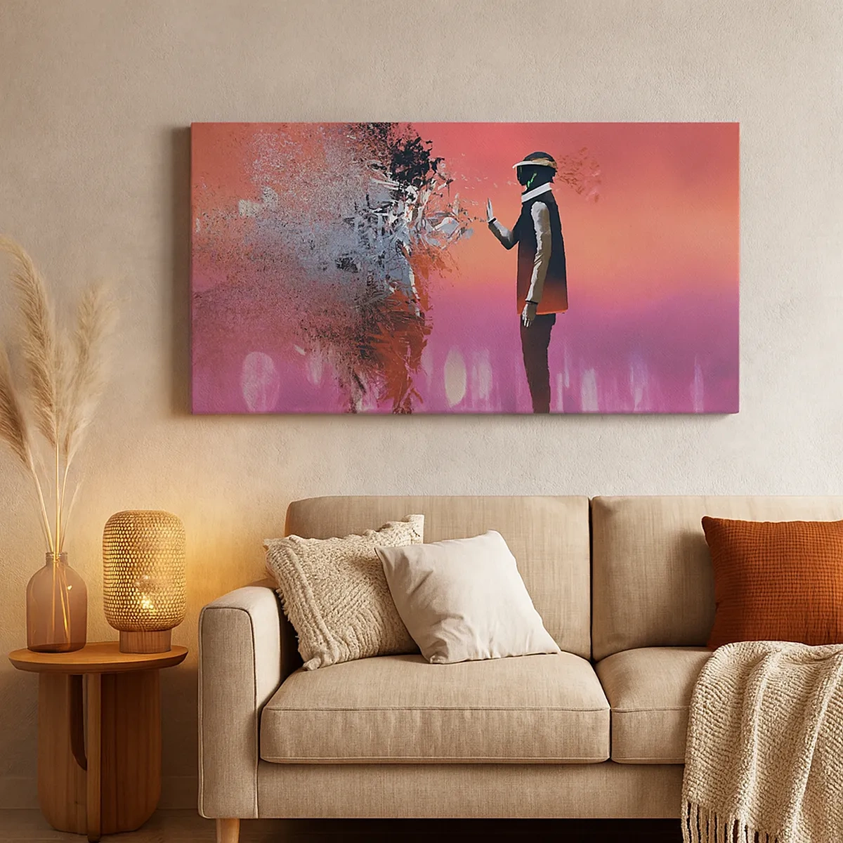 Obraz na plátne - Je možné nahliadnuť do seba? - 30x30 cm