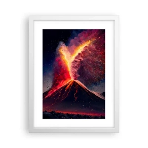 Plagát v bielom ráme - Krása a hrôza - 30x40 cm