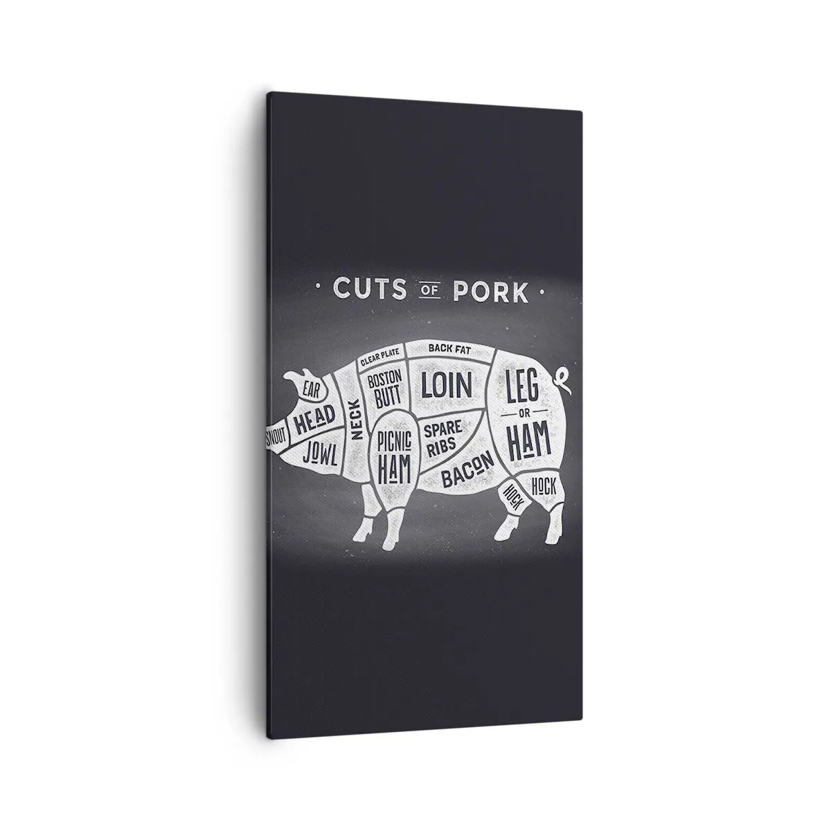 Obraz na plátne - Šlabikár mäsiara - 55x100 cm