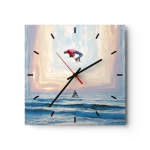 Nástenné hodiny - Do inej dimenzie - 30x30 cm
