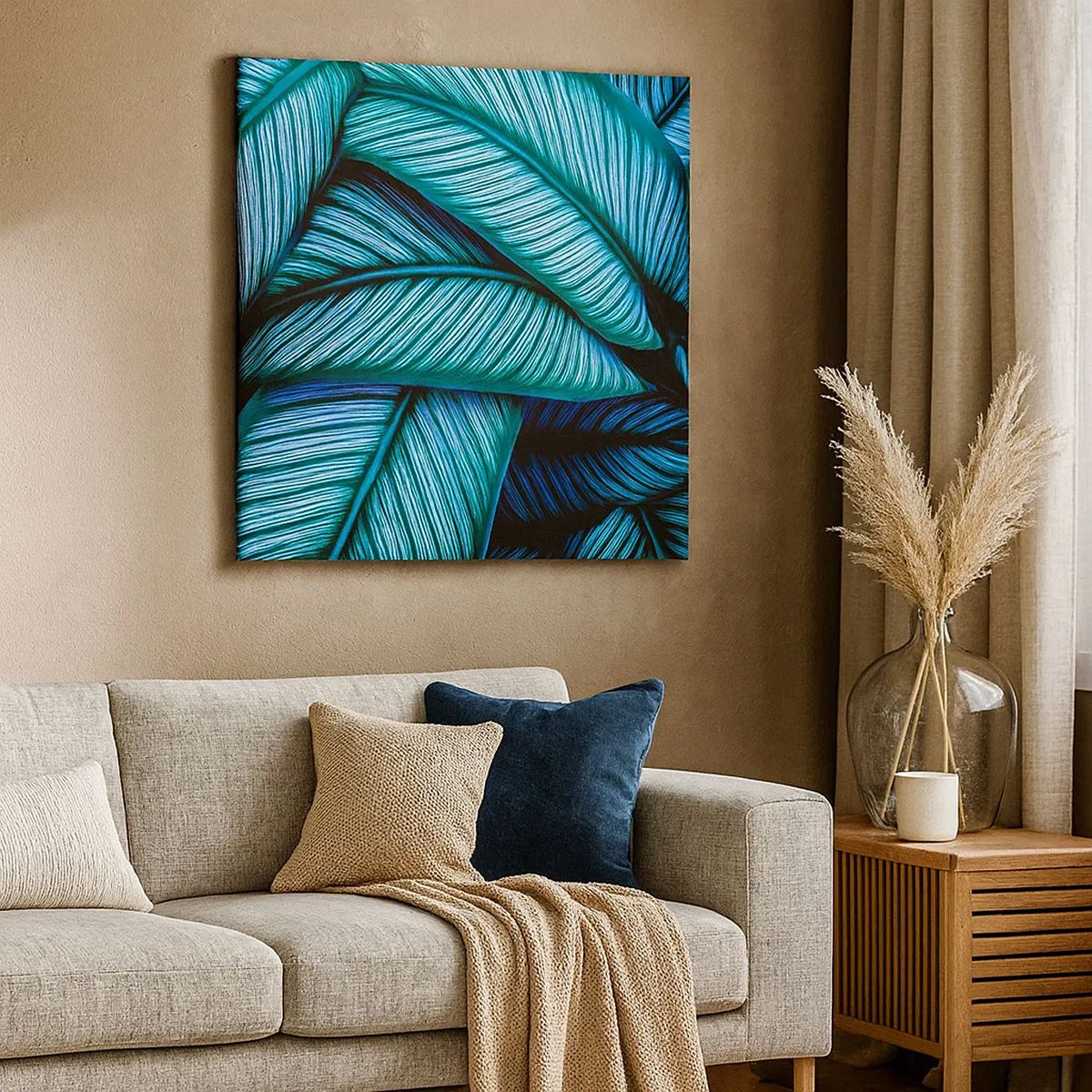 Obraz na plátne - Čiary života - 30x30 cm