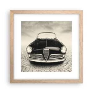 Plagát v ráme zo svetlého duba - Ako ma nemilovať? - 30x30 cm