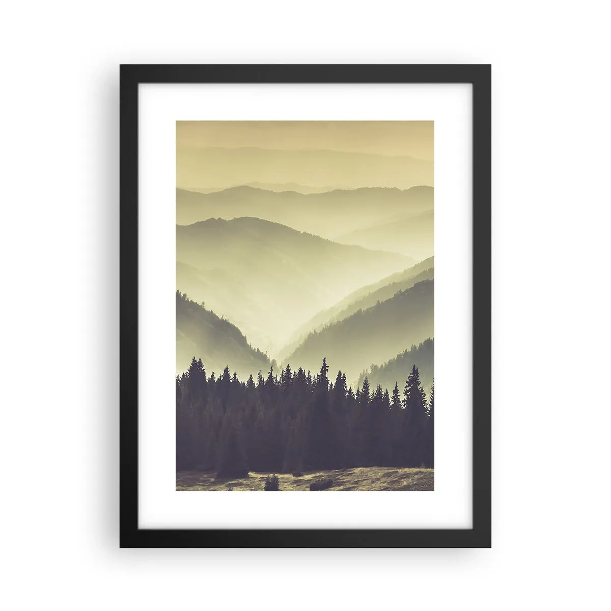 Plagát v čiernom ráme - Za siedmimi horami… - 30x40 cm