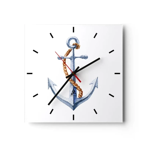 Nástenné hodiny - Ahoj, dobrodružstvo! - 40x40 cm